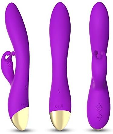 Bonnie Rabbit Vibrator With 360 Flexible Head - 9 Speed G Spot & Thrusting Vibrator With Bunny Ear - Premium Silicone Bunny Toy, Massager For Women