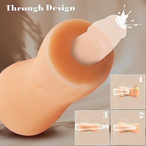 Peach Shape Male Masturbator Adult Sex Toys For Men And Realistic Anal Male Masturbator - Image 2
