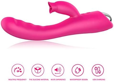 Dildo Penis Sex Toys For Women Clitoral Female Rabbit Vibrator Licking Usb Cable Rechargeable Vibartion Handheld Silicone - Image 2