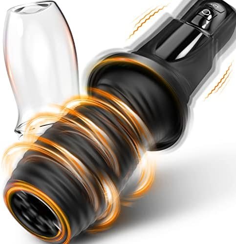 Automatic Male Masturbator, Vibrating Male Masturbator Cup With 7 Rotations & 7 Vibrations For Blowjob Sex Toy, Electric Male Masturbators For Men Vibrating Male Sex Toys With 360° Wrapped Inner