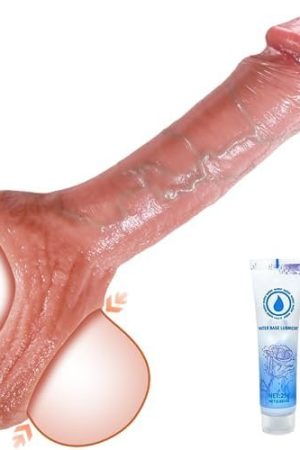 Adult Sex Toys 2.6'' Penis Sleeve - Sex Toys For Men Realistic Cock Ring Extender, Mens Sex Toys Silicone Cock Sleeve For Erection Extension Enlargement, Male Sex Toys Penis Enlarger, Sex Toys Men
