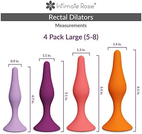 Save 10% On Intimate Rose 4-Pack Rectal Trainers - Size 5-8 & Dilator Handle For Women - For Use With Intimate Rose Dilators Bundle. - Image 3