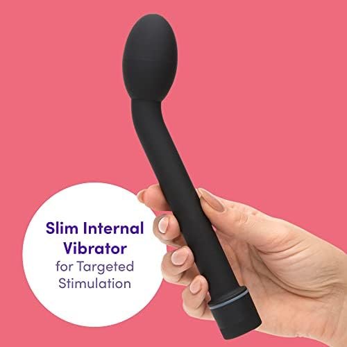 Lovehoney Black G-Slim G-Spot Vibrator With Bulbous Head - Plastic - Waterproof - Multispeed - Image 2