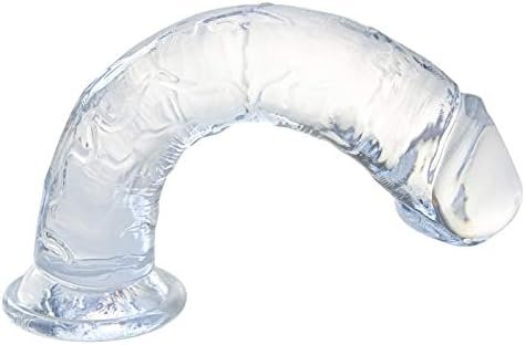 Anal Training Set, Realistic Transparent Anal Dildos Feels Like Skin Penis Anal Vaginal Prostate Clear Dildo With Strong Suction Cup For Hand-Free Play Suitable For Women Men Couple (L) - Image 2