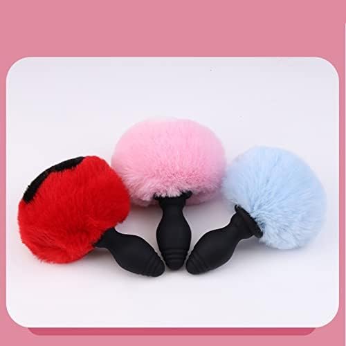 Remote Control Vibrating Anal Plug Cute Silicone Butt Plug Massage G-Spot Adult Male Female Rechargeable Sexual Products(Pink) - Image 3