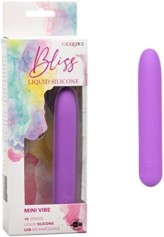 Calexotics Bliss Liquid Silicone Mini G Vibe Bullet Vibrator - Se-0569-10-3 Purple