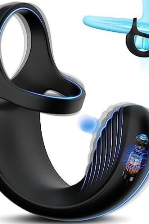Vibrating Cock Ring Prostate Massager Penis Ring Vibrator Adult Sex Toys For Men, Waterproof Male Masturbator Anal Stimulator Couple Play