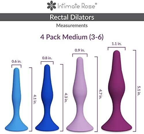 Save 10% On Intimate Rose 4-Pack Rectal Trainers - Size 3-6 & Dilator Handle For Women - For Use With Intimate Rose Dilators Bundle. - Image 3