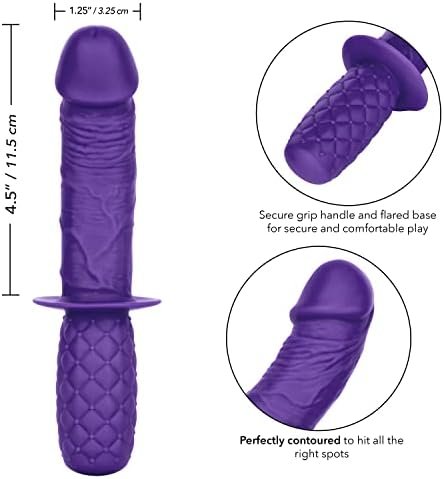 Calexotics Se-0315-10-2 Silicone Grip Thruster - Purple - Image 2