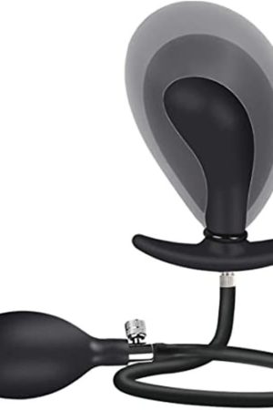 Inflatableexpander G-Spot Dildo Silicone Wearable Inflatable Anal Plug Prostate Massager Anal Strong Anal Sex Toy Anal Beads Plug For Men Couples Thrusting Toys