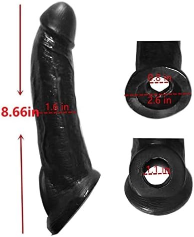 New Soft Realistic Sleeve Extender Sheath For Men Male Enhancement Extension Sleeve Massage-B11-19206 (Flesh-Skr) - Image 3