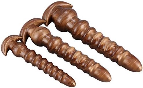 Anal Beads Butt Plugs Beginners Anal Plug Trainer Kit With Narrow Flared Base For Comfortable Long-Term Wear G-Spot Stimulation Adult Sex Toy For Women Men Couple (Large) - Image 3