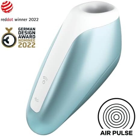 Satisfyer Love Breeze Air-Pulse Clitoris Stimulator - Non-Contact Clitoral Sucking Pressure-Wave Technology, Waterproof, Rechargeable (Ice Blue) - Image 2