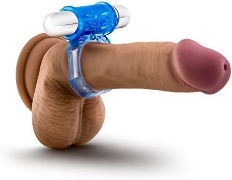 Blush Stay Hard 10 Function Vibrating Bull Cock Ring - Perform Like A Stud - Get Thicker, Longer, Harder, Bigger, Stronger Erections - Better Sex - Male Enhancement Sex Toy For Men, Couples - Blue - Image 3
