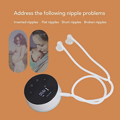 Rechargeable Nipple Puller, Led Display Electric Nipple Corrector Usb Adjustable Low Noise For Women For Nipple Correction - Image 3