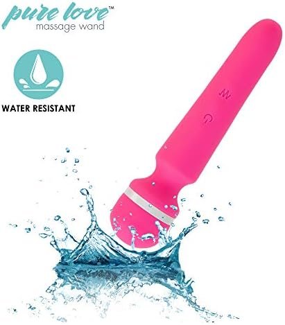 Pure Love Vibrator Wand, Personal Body Massager, Rechargeable Usb, Pink - Image 2