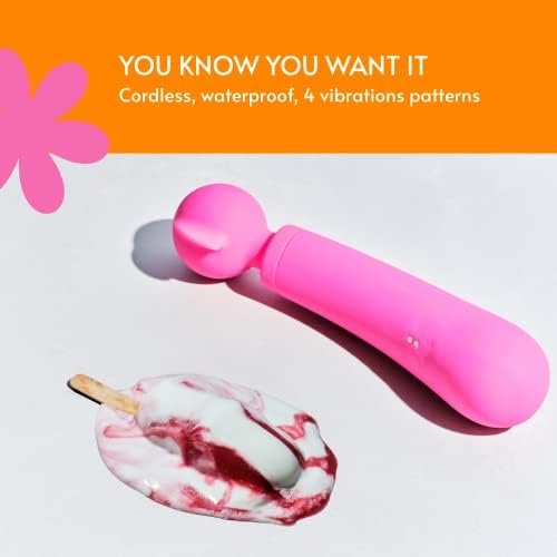 Sweet Vibes, Charmed Dual-Action Vibrating Massage For Women And Couples, Handheld Waterproof, Cordless & Usb Rechargable, Personal Massager, Vibrating Bullet For Her, Woman Vibrating Toys, Bluebell - Image 3