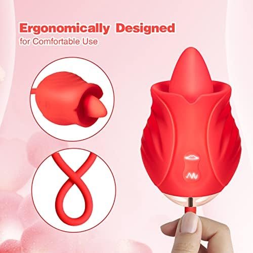 G Spot Vibrator For Woman, Clitoral Licking Thrusting Dildo Vibrator 10 Vibrating 3 Thrusting Adult Sex Toy Vibrator For Woman Vagina Clitoral Nipple Anal Stimulator Waterproof Male Couple Pleasure - Image 3