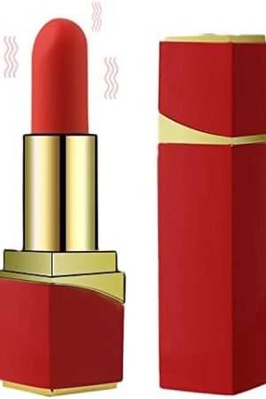 Bullet Lipstick G Spot Vibrator - Lipstick Shaped Tip With 10 Vibration Modes Discreet Pocket Womens Clitoral Vibrator For Her, Rechargeable Soft Powerful Vibrating Adult Sex Toys & Games Anal Plug