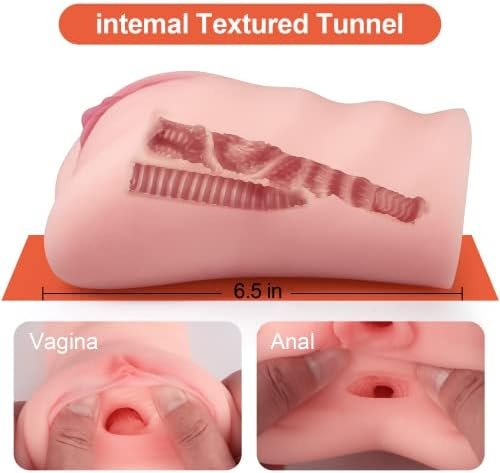 Male Masturbators Sex Toys For Men: 3D Realistic Vagina Pussy And Tight Anus Sex Stroker, Textured Sex Doll Adult Male Sex Toy For Anal Play - Image 2