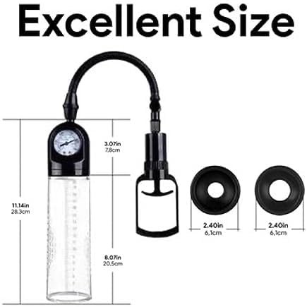Passionplay Penis Pump With 2 Suction Sleeves - Manual Penis Extender For Male Erection - Adult Toy, Penis Stretcher & Sexual Vacuum Pump For Men - Male Sex Toy - Image 2
