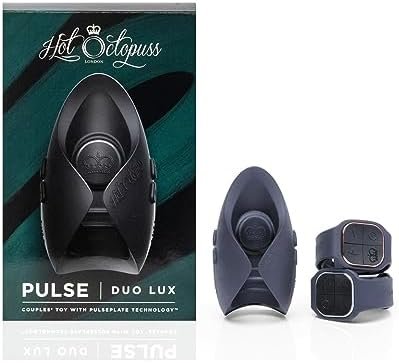 Hot Octopuss | Pulse Duo Lux Couples Vibrator | Male Sex Toys | Powerful Pleasure Massager | Solo & Couple'S Play | Remote Control | 6 Vibration Patterns | 100% Waterproof | Fast Usb Charging
