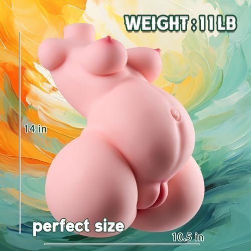11Lb Adult Sex Doll Pocket Pussy Ass, 3 In 1 Female Torso Sex Love Doll With Anal Boobs, 3D Realistic Male Masturbator Toy With Pregnant Belly Sex Toys For Men Masturbation And Orgasm - Image 3