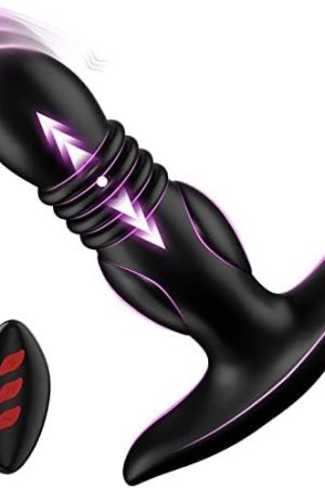 Ultrafast Thrusting Anal Plug Vibrator - Vibrating Butt Plug With App & Remote Control, Adult Male Sex Toys & Games For Womens Mens Pleasure, Prostate Massager Gay Toys Dildo With Anti-Slip Design