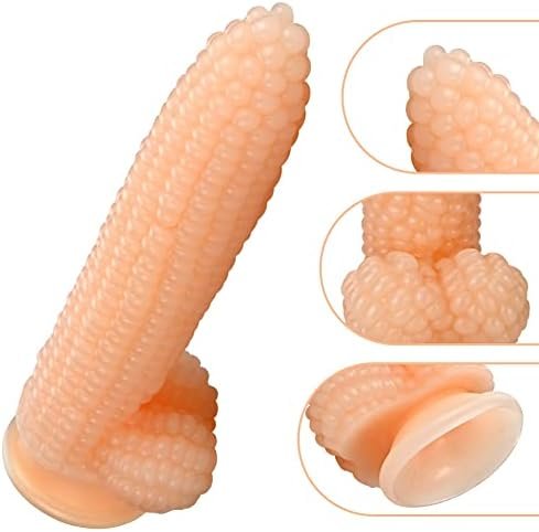Romi Vegetable Dildo, Adult Sex Toy Big Penis Cock With Suction Cup Big Bumps G Spot Stimulate - Image 3