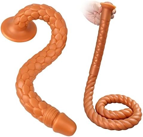 Super Long Anal Plug Dildo Adult Sex Toys, Liquid Silicone Butt Plug Anal Dilator Vaginal Massage Prostate Stimulation For Women Men Couples