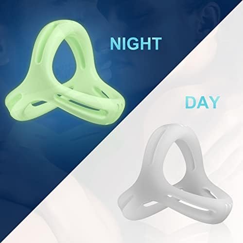 Luminous Silicone Penis Ring, Pink Fun 3 In 1 Super Soft Elastic Cock Ring For Longer Lasting Male Erections, Erotic Penis Sex Toys For Men Couple - Image 2