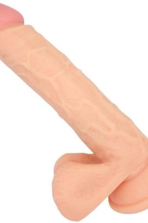 Realistic 8.5 Inch Vibrating Suction Cup Dildo
