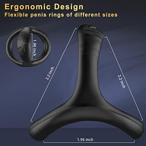 Silicone Penis Ring For Male Erection Enhancing, Abrann Cock Rings Longer Lasting Sex Toys For Men Or Couple Adult Toys & Games - With Sex Dice - Image 3
