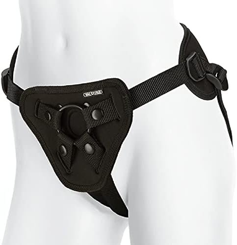 Doc Johnson Vac-U-Lock - Supreme Harness With Vibrating Plug And Wireless Remote - Compatible With All Vac-U-Lock Dildos - Accommodates Up-To 69" Waist - Black - Image 3