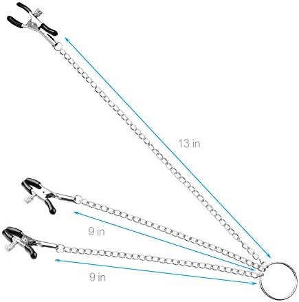 Romi Nipple Clamps Clitoris Clamp With 3 Adjustable Soft Rubber Metal Clips Bondage Restraints Sm Sex Toys - Image 3