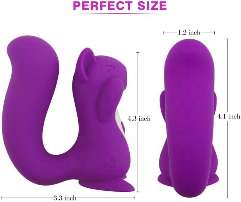 Dual Pleasure Squirrel Vibrator & Air-Pulse Clitoral Stimulator, Clitoral Sucking, Clit Vibrator, Pressure-Wave Technology, Waterproof, Rechargeable, Sex Toy Vibrator For Women & Couples (Hot Pink) - Image 3