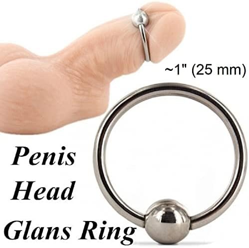 Imperia 18+ Adults Only Sex Toys Collection Cock Rings Penis Rings Glans Ring Stainless Steel Sex Toy For Him (25Mm 0.98") - Image 3