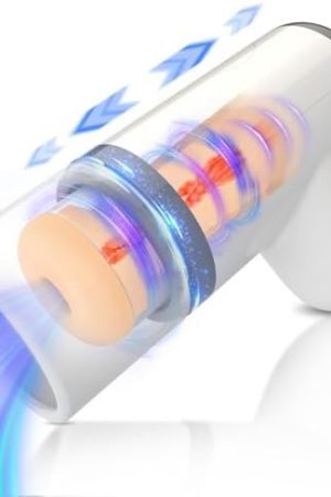 Automatic Male Masturbator Sex Toy - Penis Pump Adult Toys Hands Free With 9 Thrusting Speed Pocket Pussy Male Stroker With 3D Realistic Silicone Textured Sucking Blowjob For Man Sexual Pleasure