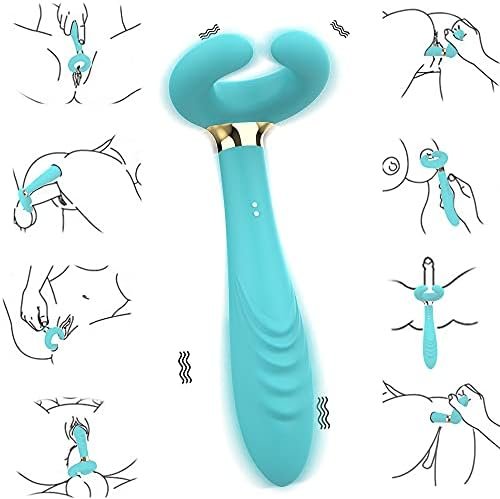 Silicone Vibrating Cock Ring For Men And Women G-Spot Rabbit Vibrator With 10 Powerful Vibration Modes Waterproof Rechargeable Clitoral Vagina Penis Stimulator Massager Adult Sex Toy For Coupl (Black) - Image 2