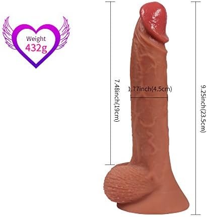 Anfei Double Layered Silicone Dildo Hyper Realistic Premium Sex Toy 9 Inch Big Dildos Consoladores With Suction Cup - Image 2