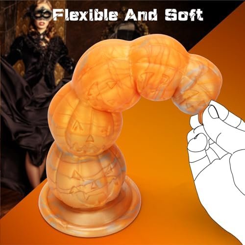 Fantasy Monster Dildo, Anal Dildo Anal Beads For Men, 7.87 Inch Silicone Knot Dildo With Suction Cup, Realistic Dildos For Women, Soft Fat Ribbed G Spot Prostate Fake Penis, Adult Sex Toys - Image 3