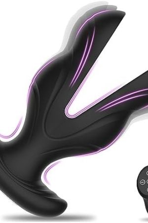 Vibrating Butt Plug Vibrator, Anal Plug For Anal Training, Anal Toys Vibrators Prostate Massager With Remote Control, Anal Dilator With 7 Vibrations & 3 Intensities, Anal Sex Toys For Men, Women