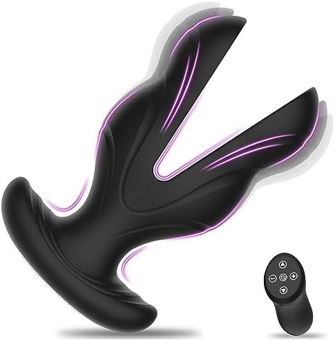 Vibrating Butt Plug Vibrator, Anal Plug For Anal Training, Anal Toys Vibrators Prostate Massager With Remote Control, Anal Dilator With 7 Vibrations & 3 Intensities, Anal Sex Toys For Men, Women