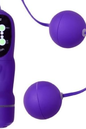Lynx Vibrating Pleasure Beads - Purple
