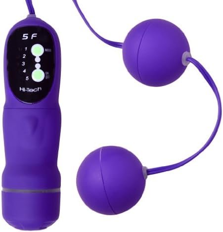 Lynx Vibrating Pleasure Beads - Purple