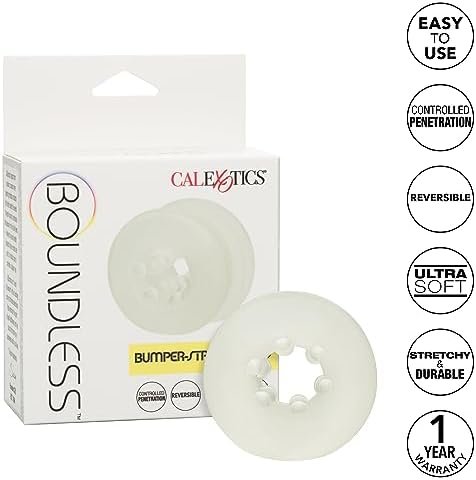 Calexotics Boundless Bumper-Stroker Ring, Fucntion As Male Masturbator Or Stopper Ring - Se-2698-50-3 - Image 3
