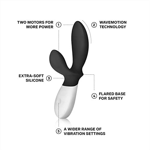 Lelo Loki Wave Prostate Toy Anal Plug For Men Male Sex Toys With Wavemotion Technology, Obsidian Black - Image 3