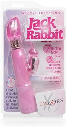 California Exotic Novelties Intense Thrusting Jack Rabbit Vibrator, Purple - Image 3
