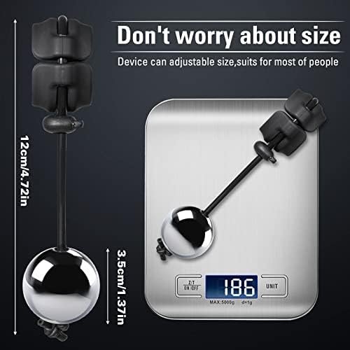 New 350G/12.34Oz Metal Penis Physical Exercise,Dovelo Wearable Male Penis Training Device,Penis Stretcher Device Adjustable For Male Sex Toys - Image 2