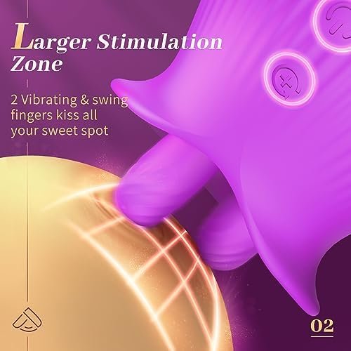 Sex Toys Women Vibrator - 3In1 Rose Sex Toy With 2 Suction Cups, Adult Toys Female Clitoral Nipple Vibrators With 10 Licking Sucking Vibrating, Rose Sex Stimulator Sucker Machine For Woman Couples - Image 3